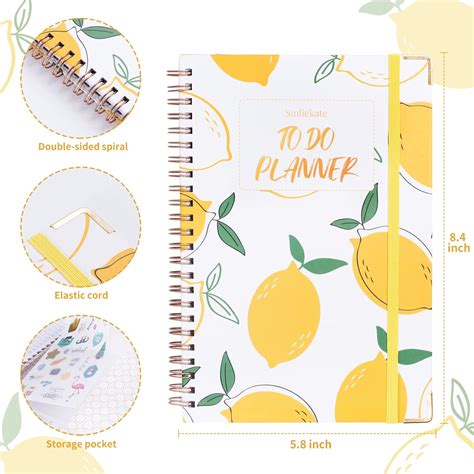Buy Daily Planner,2022 Tiinlnca Weekly Planner Undated To Do List ...