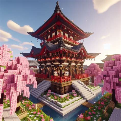 Image result for Minecraft Japanese Style