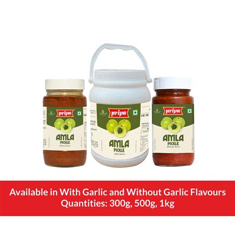 Buy Amla Pickle Online at Best Price in India | Priya Foods