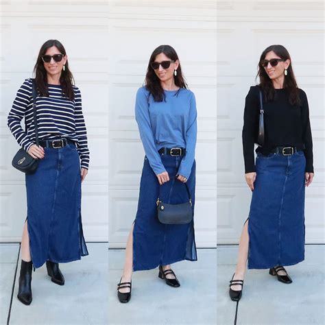 Denim pencil skirt outfit ideas – Bay Area Fashionista