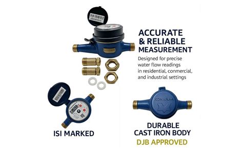 BHI Kranti Water Flow Meter Ultra-G 15mm : Amazon.in: Industrial ...
