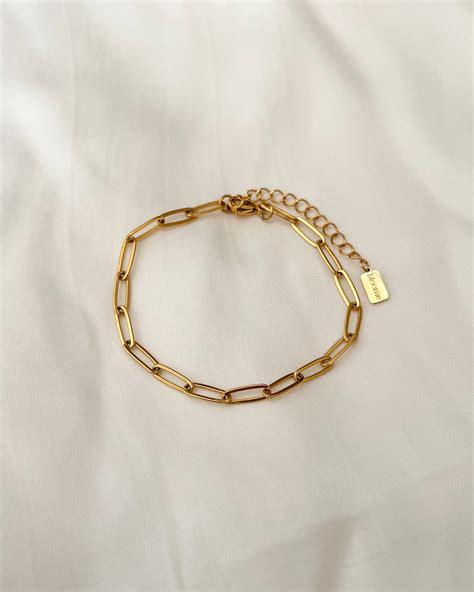 Paper Clip Anklet – Bloome