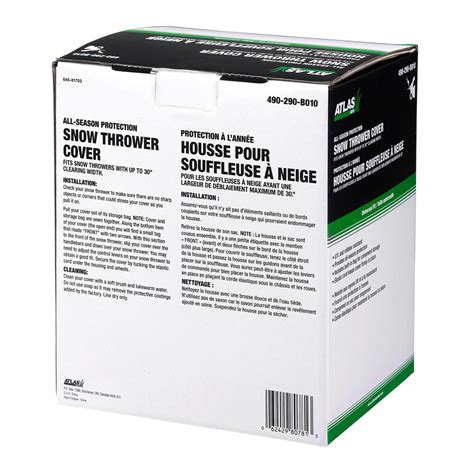 Housse pour souffleuse à neige de MTD PRODUCTS PARTS | BMR