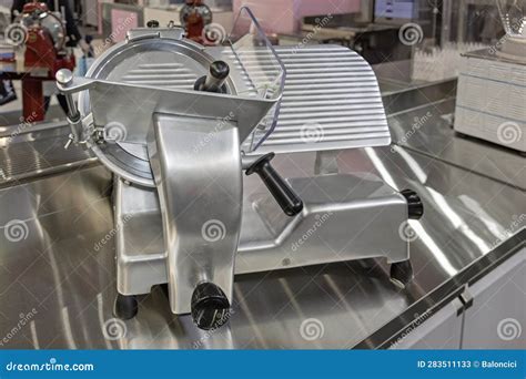 Deli Meat Slicer stock image. Image of duty, serbia - 283511133