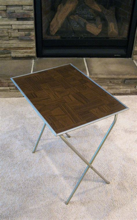 Excited to share this item from my #etsy shop: Faux wood TV tray table ...