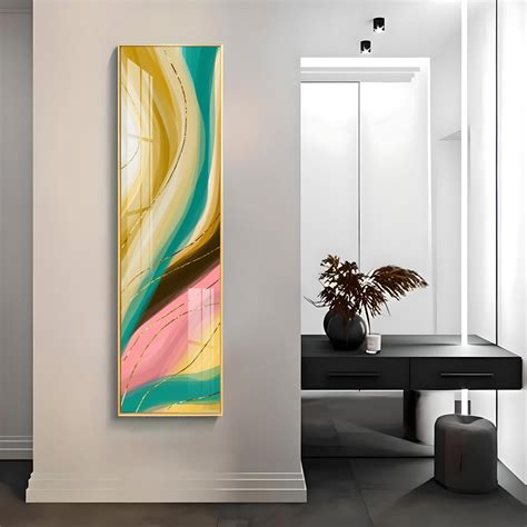 Colors of Happiness Premium Acrylic Vertical Wall Art - The Next Decor