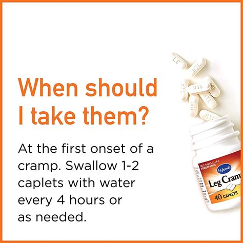Hyland's Leg Cramp Caplets - Natural Relief for Calf, Leg, and Foot Cramps | Pharmacist ...