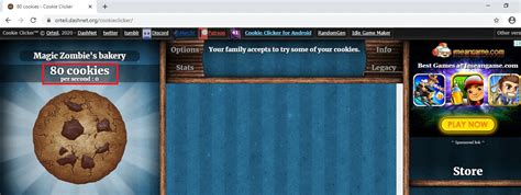 Cookie Clicker JavaScript 的图像结果