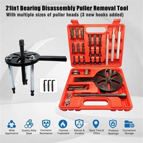 GLEXQLAO 21in1 Bearing Disassembly Puller Tool Review - Puller Tools