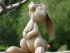 Image result for Bunny Rabbit Statue