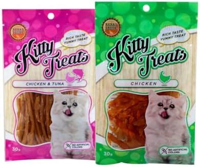 Pet Treat Combo-Cataholic Neko Tuna & Chicken Cat Treat, 30g and ...