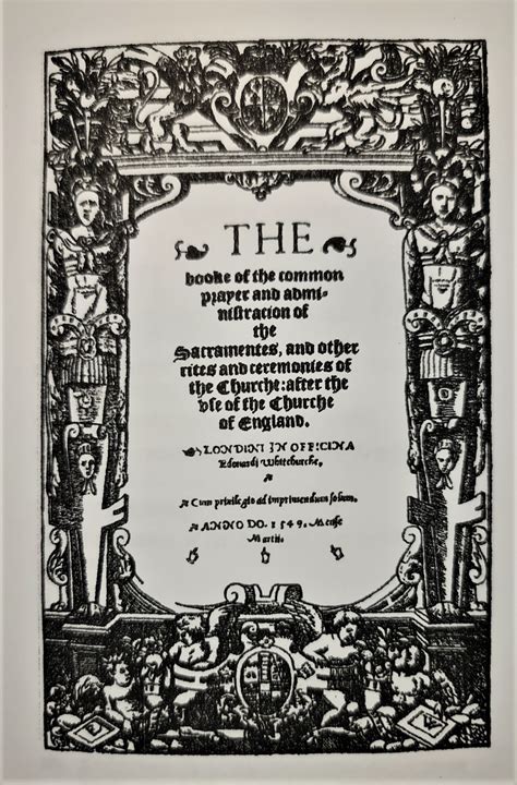 Book of Common Prayer 1549 - Black Knight Historical