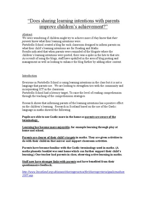 Image result for Why Is Sharing Learning Intentions Important