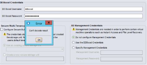 NetWorker: Device Creation Does Not Complete With "Can't Decode Result ...