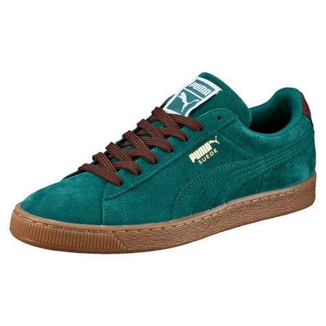 Lyst - PUMA Suede Classic Casual Men's Sneakers in Green for Men