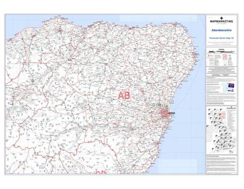 Image result for AB Postcode Map