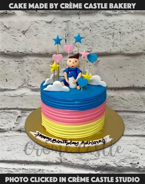 Baby in the clouds Cake – Creme Castle