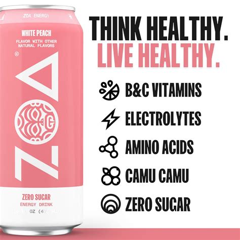 ZOA Zero Sugar Energy Drink, Tropical Punch, Pack of India | Ubuy