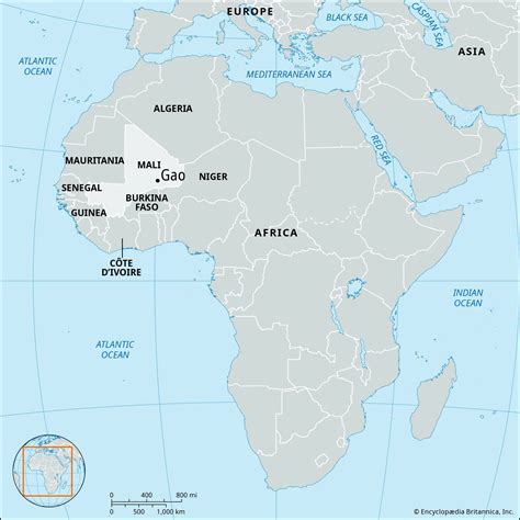 Gao Africa Map The Shifting Front Of Militant Islamist Violence In The