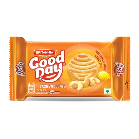 Britannia Good Day Cashew Cookies Pouch, 200 g + 50 g = 250g/200 g ...
