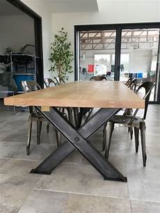 table salle a manger style industriel superbe table industrielle pieds x en ipn de 3 m table table salle a manger style industriel superbe table industrielle pieds x en ipn de 3 m table