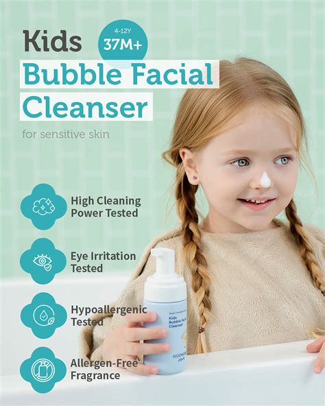 Kids' Bubble Facial Cleanser 3.38 fl.oz. 2 Pack – GOONGBE