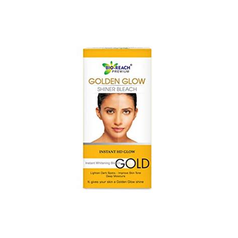 BIO-REACH Gold Shiner Bleach For Men & Womens For Glowing Skin / Gold ...