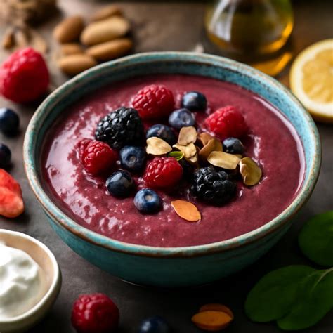 Berry and Olive Oil Mediterranean Smoothie Recipe