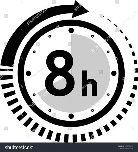 Icon 8 Hour: Over 2,560 Royalty-Free Licensable Stock Vectors & Vector ...