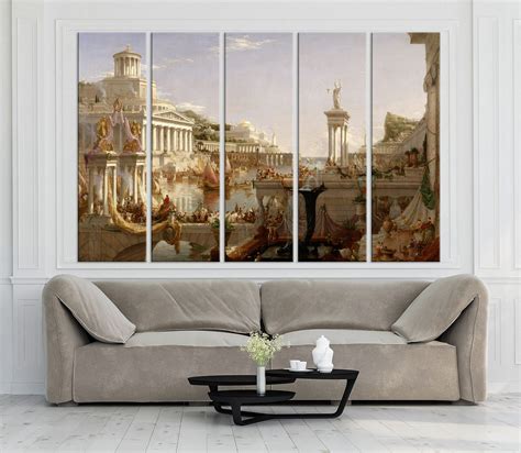 The Course of Empire the Consummation 1836 Thomas Cole Canvas Wall Art ...