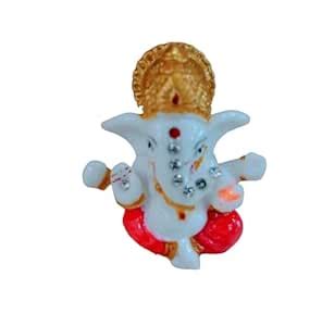 Buy BLESS KRAFT Ganesha Idol Sitting Position Polyresin Material ...