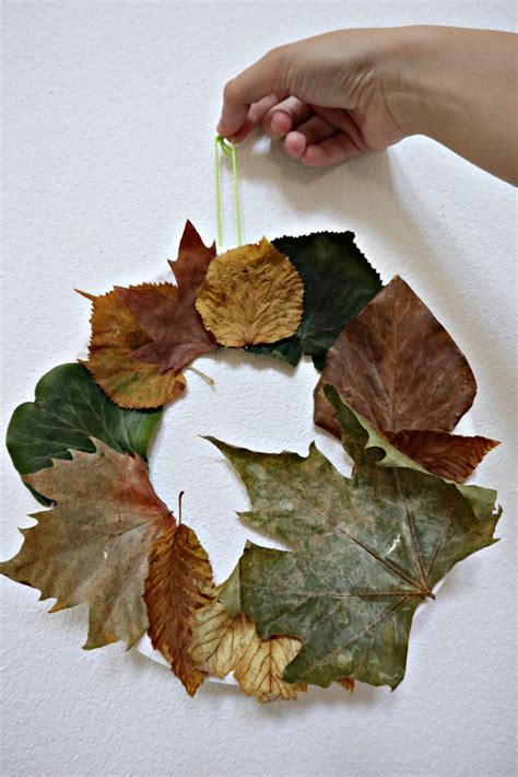 Ein Herbstkranz – Bastelidee für Kinder unter 3 Jahre - View of my Life