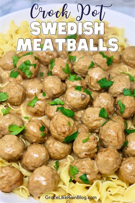 Easy Swedish Meatballs | Crockpot recipes slow cooker, Meatball recipes ...