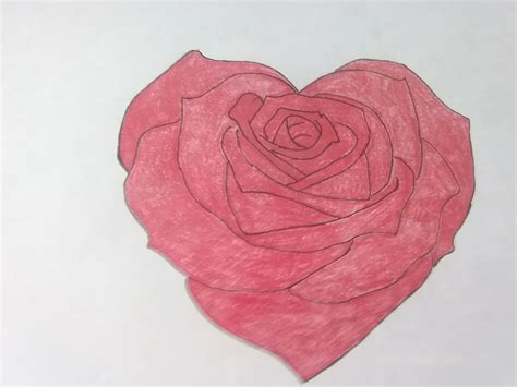 Dragoart Rose Heart