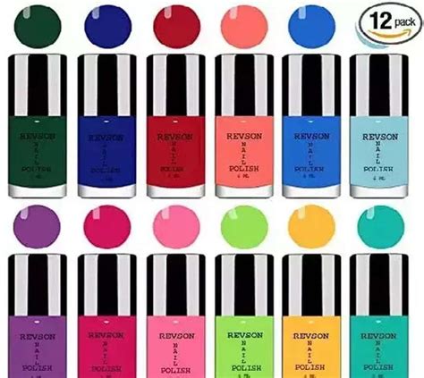 revson Long Lasting Nail Polish Combo Offer Set of 12 MULTICOLOR 1 ...