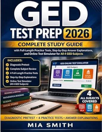 GED Test Prep 2026: Complete Study Guide with Full-Length Practice ...