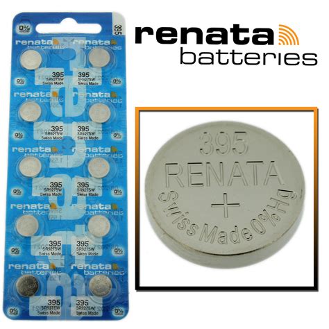 Renata 395 Watch Battery SR927SW Swiss Made Cell - Findings Outlet