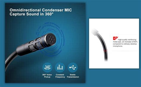 Drumstone 𝟏𝟓 𝐘𝐞𝐚𝐫𝐬 𝐖𝐚𝐫𝐫𝐚𝐧𝐭𝐲 USB Desktop Microphone Condenser Plug ...