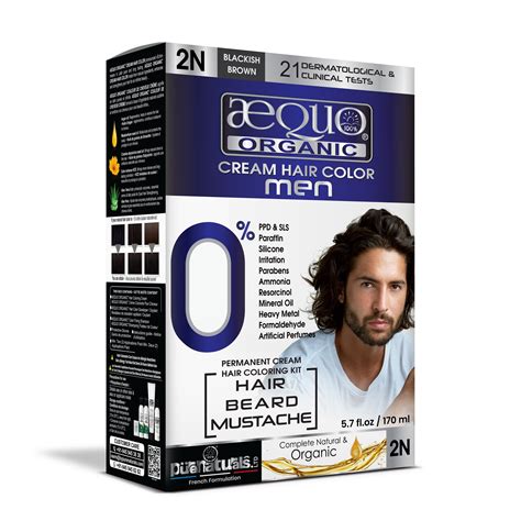 Organic Cream Hair Colour for Men | PPD free natural hair color ...