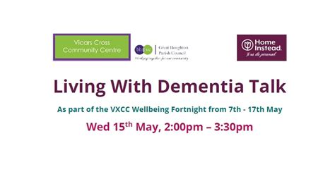 Living With Dementia Talk, Vicars Cross Community Centre, Chester, 15 ...