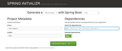 Image result for +How to Create a Project with Spring Intializer