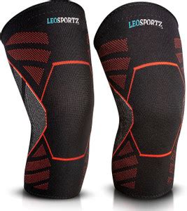 Leosportz 2 Pack Brace, Compression Sleeve Unisex, Running,Gym, Hiking ...