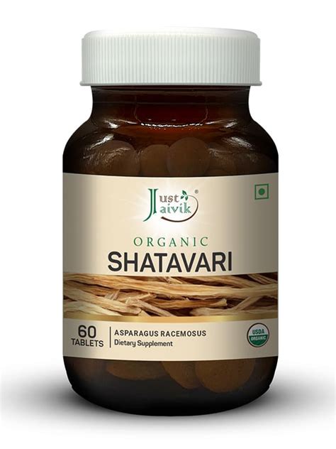 Organic Shatavari Tablets - 600mg, 60 Tablets | Women Wellness Herbal ...