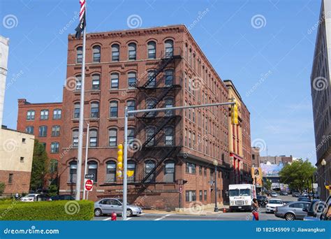 Historic Commercial Buildings, Lynn, Massachusetts, USA Editorial Stock ...