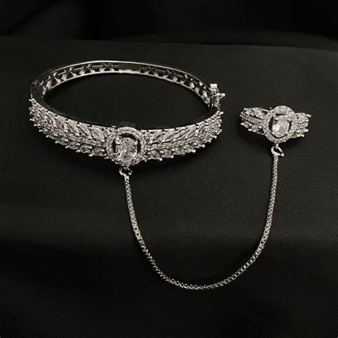 Premium American Diamond Bracelet And Ring Combo (D-5)– Oralia India