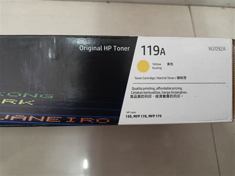 HP 119A Black Original Laser Toner Cartridge : Amazon.in: Computers ...