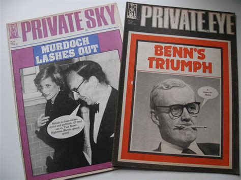 Rupert Murdoch: Private Eye [British Satirical Magazine] 8 copies from ...