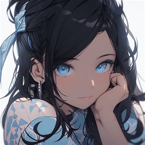 Girls With Black Hair And Blue Eyes