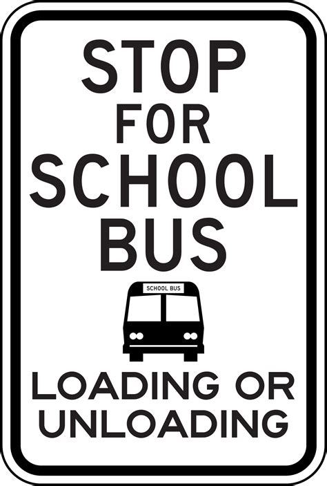 Image result for School Bus Stop Sign