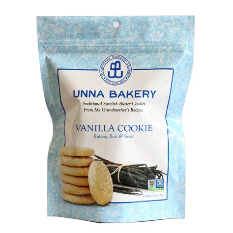 Buy Butter Cookies by Unna Bakery, 5.5 oz (Vanilla Sugar Cookies by ...